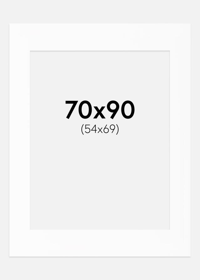 Pasparta Canson Biela Biely stred 70x90 cm (54x69)