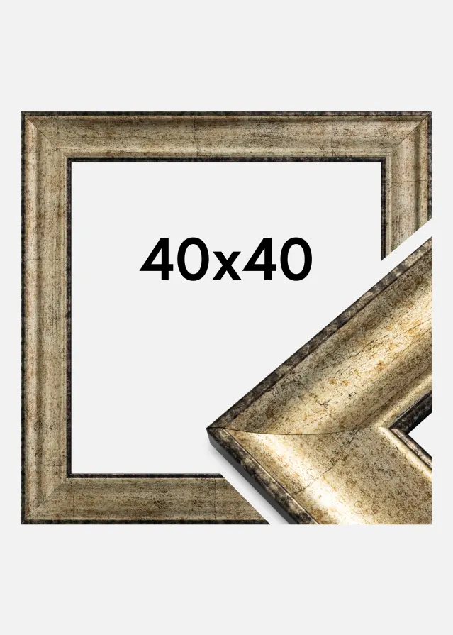 Rám Saltsjöbaden Antická zlatá 40x40 cm