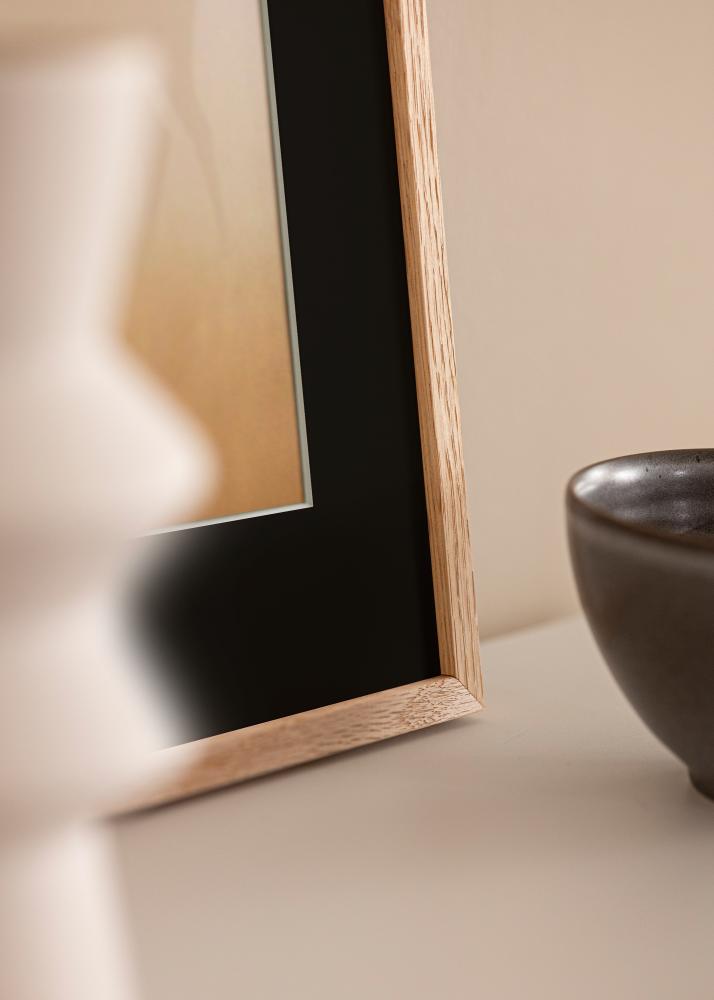 Rám Oslo Dub 60x60 cm - Pasparta Cierna 50x50 cm