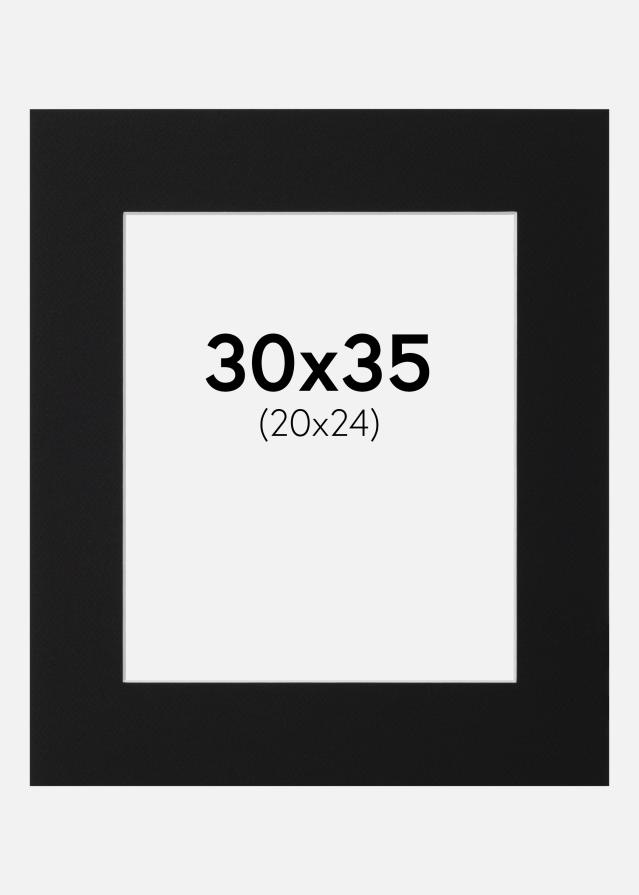 Pasparta Čierny Štandard (Biele Jadro) 30x35 cm (20x24)