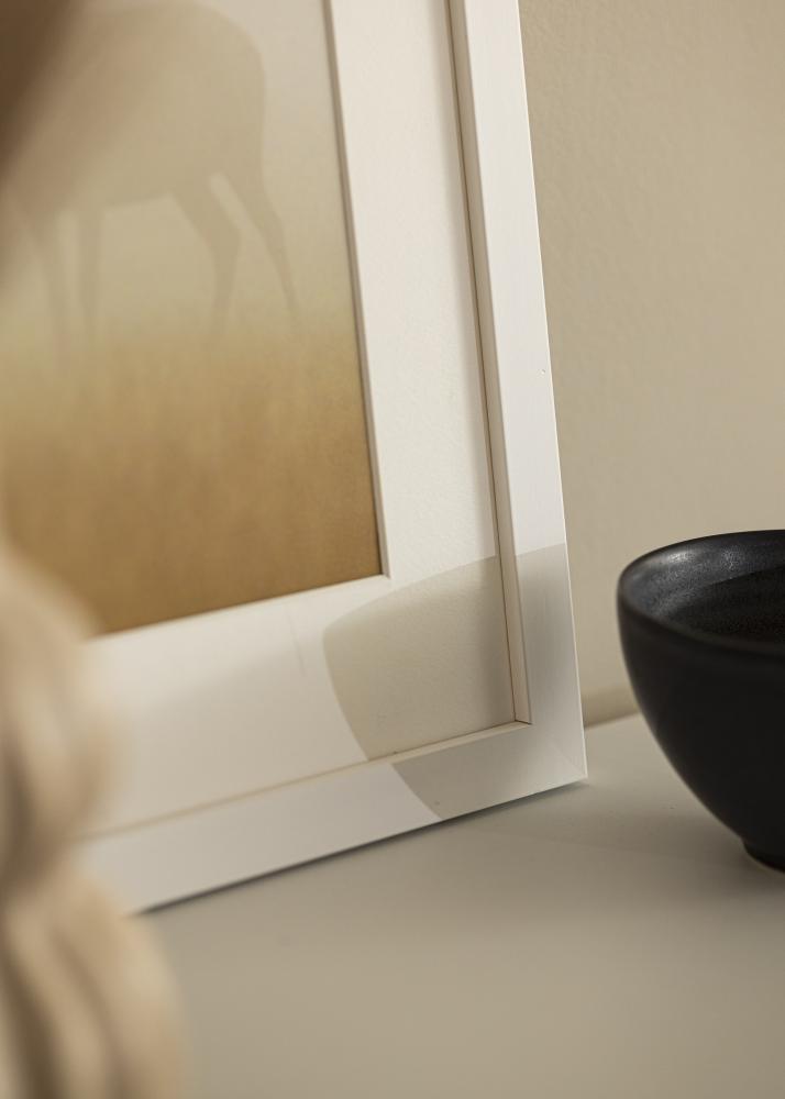 Rám White Wood Akrylové sklo 20x40 cm