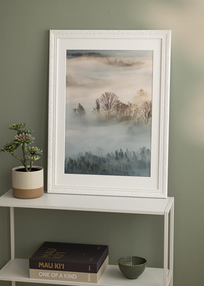 Rám Barok Biela 40x50 cm