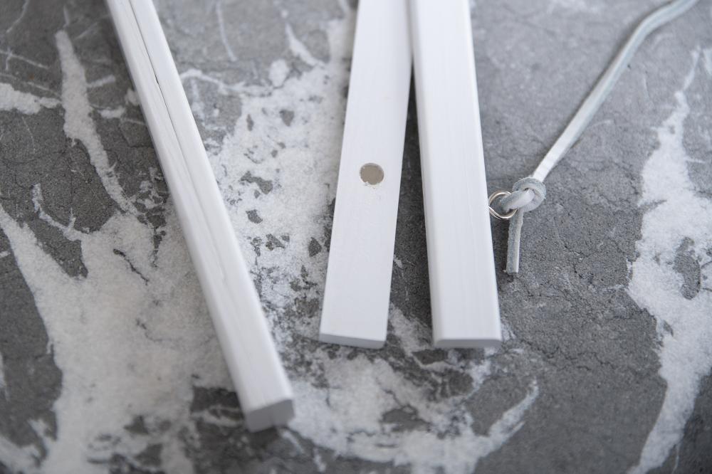 Plagátové lišty Biela - 50 cm