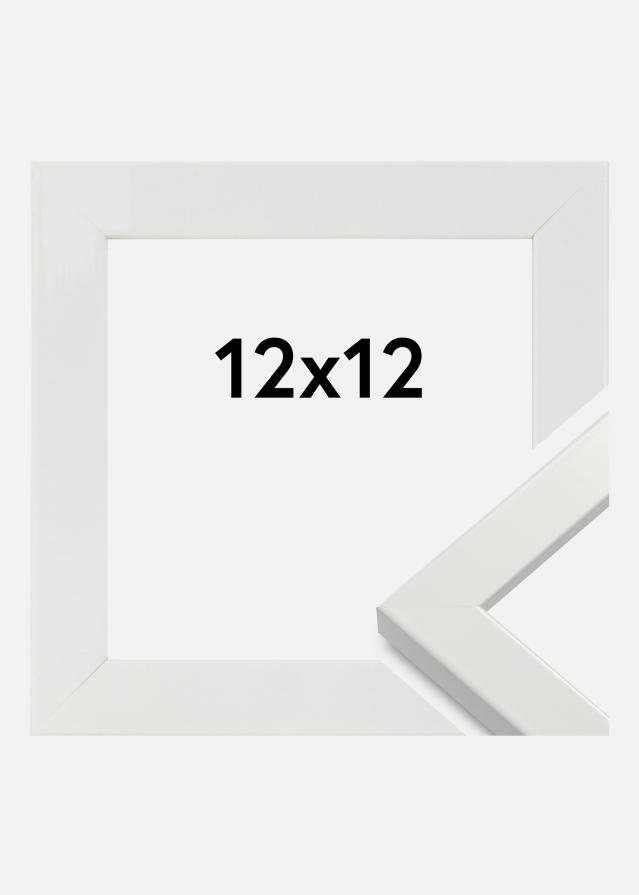Rám White Wood Glossy 12x12 cm