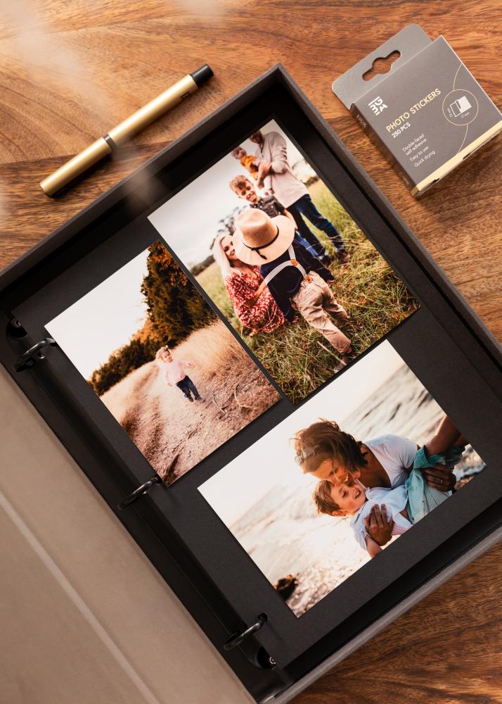 KAILA THE STORY OF US Creme - Coffee Table Photo Album (60 Cierna Sidor)