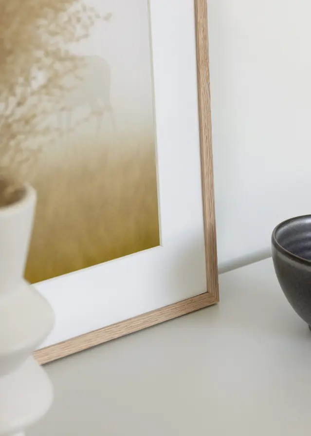 Rám úzky dub akrylové sklo 30x40 cm