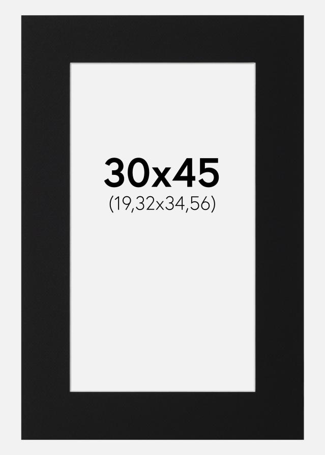 Pasparta Čierny Štandard (Biele Jadro) 30x45 cm (19,32x34,56)