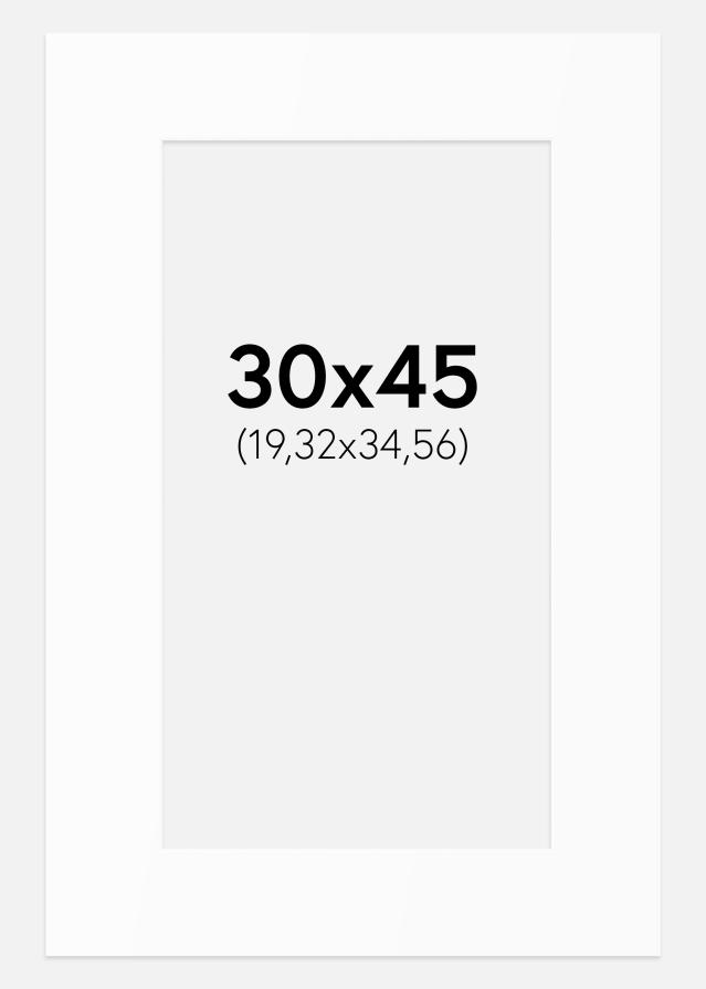 Pasparta Biely Štandard (Biele Jadro) 30x45 cm (19,32x34,56)