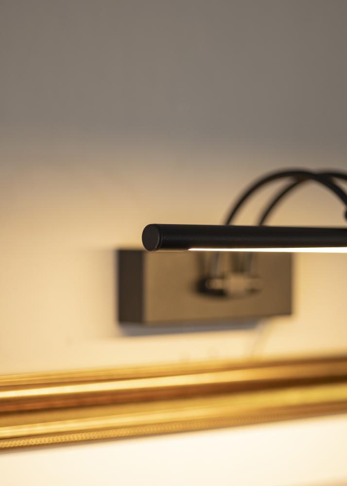 Gunnebo V962 LED obrazové svietidlá 37 cm - Cierna