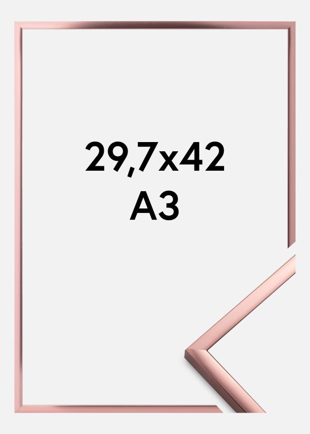 Rám Plagát Frame Aluminum Ružovo-zlatá 29,7x42 cm (A3)