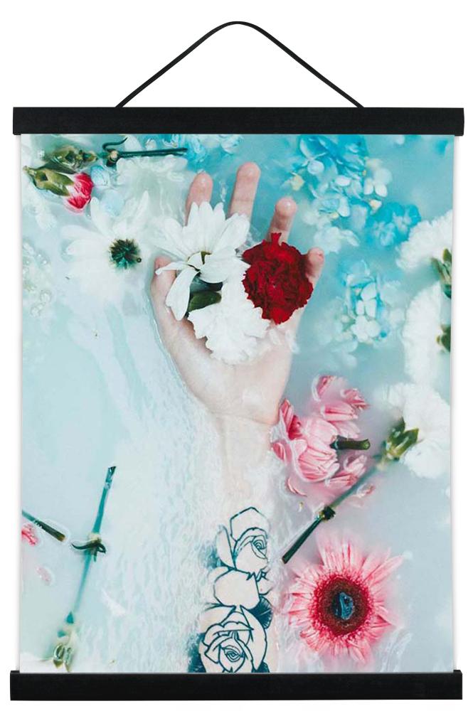 Plagátové lišty Cierna - 80 cm