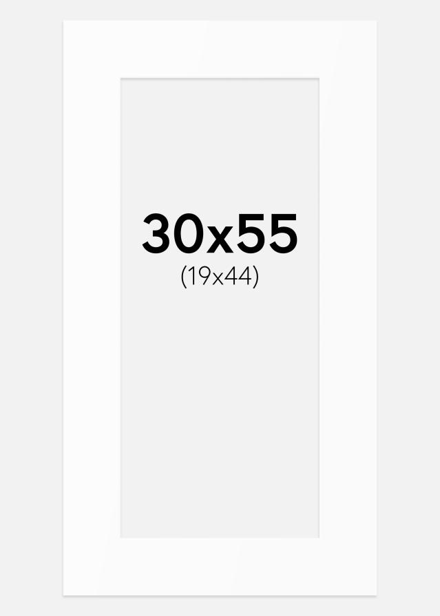 Pasparta Biely Štandard (Biele Jadro) 30x55 cm (19x44)