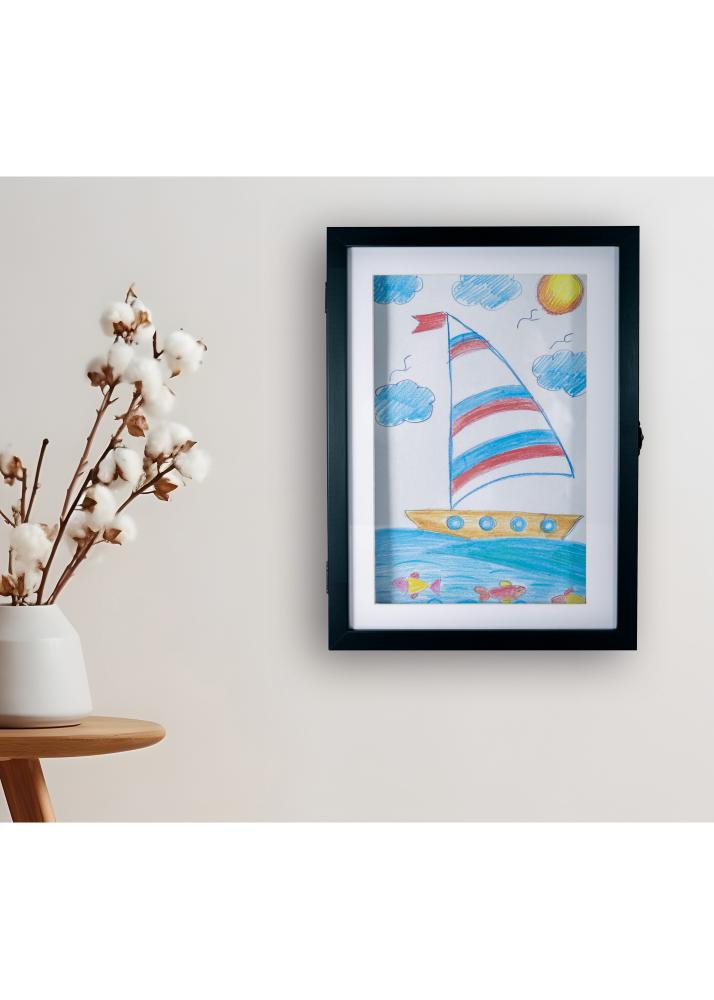 Rám na kresby Newbie Akrylové sklo Čierna A4