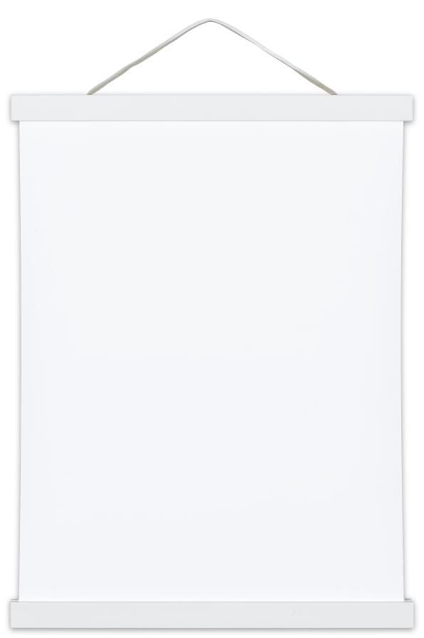 Plagátové lišty Biela - 40 cm