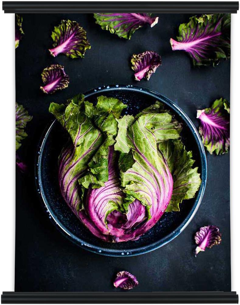 Plagátové lišty Hliník Cierna - 50 cm