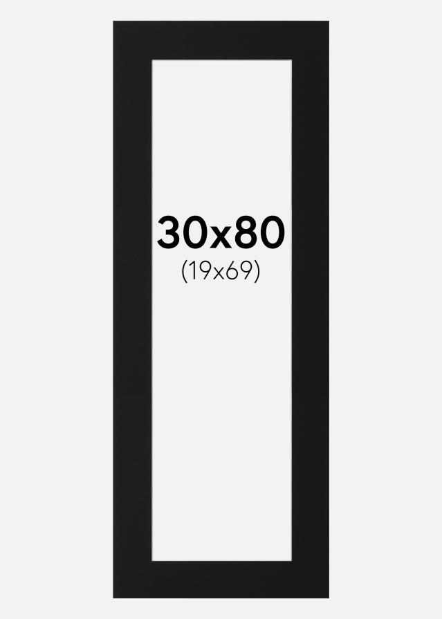 Pasparta Čierny Štandard (Biele Jadro) 30x80 cm (19x69)