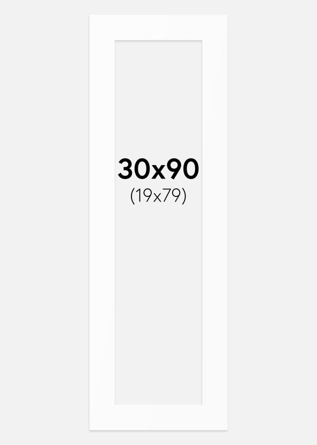 Pasparta Biely Štandard (Biele Jadro) 30x90 cm (19x79)
