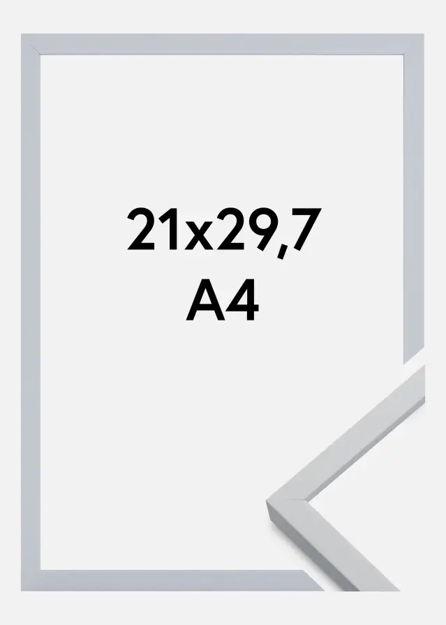 Rám Oslo Akrylové sklo Biela 21x29,7 cm (A4)