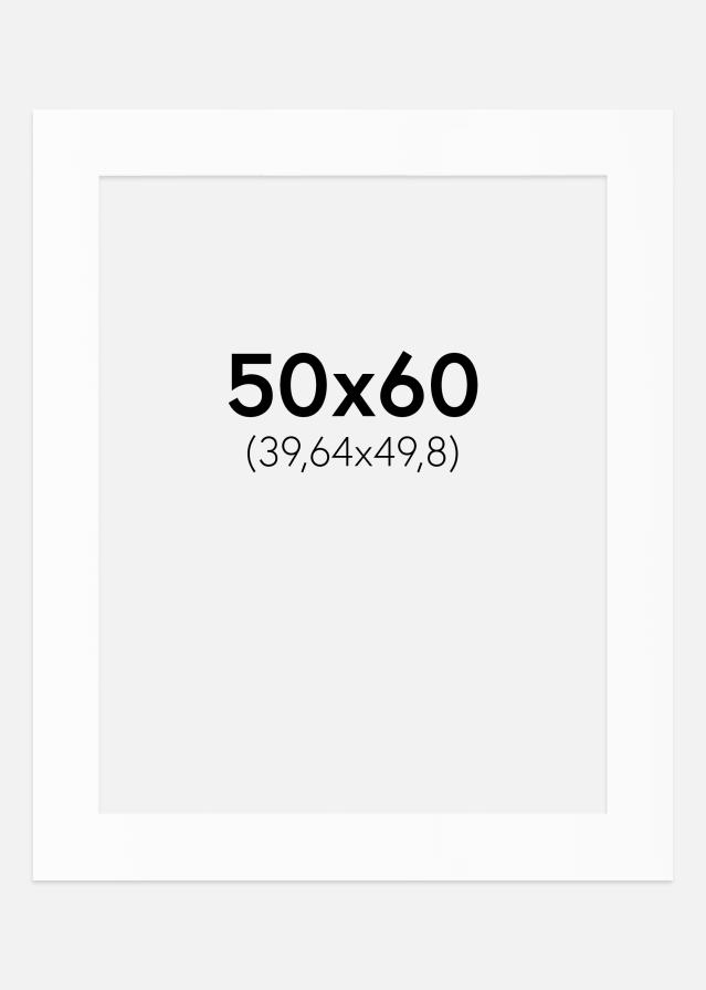 Pasparta Canson Biela Biely stred 50x60 cm (39,64x49,8)