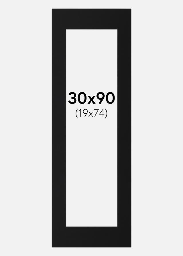 Pasparta Čierny Štandard (Biele Jadro) 30x90 cm (19x74)