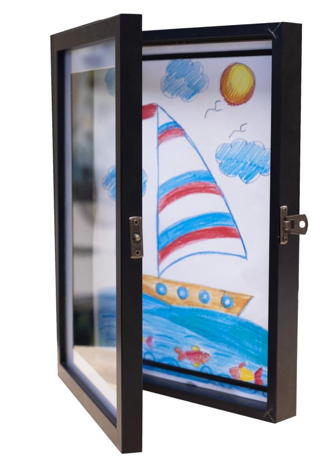 Rám na kresby Newbie Akrylové sklo Čierna A4