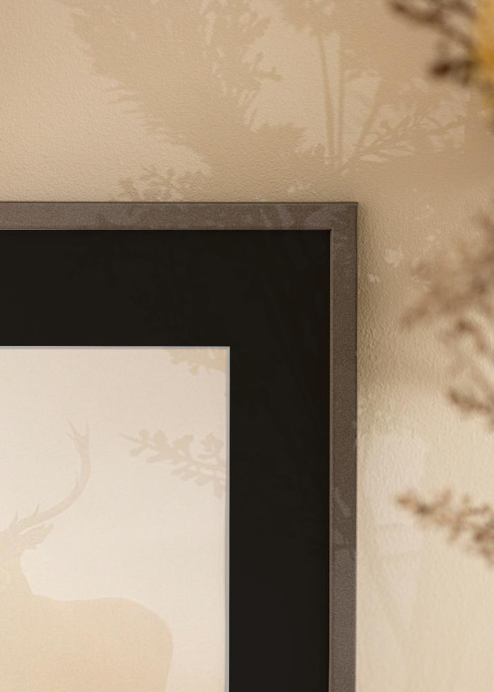 Rám Edsbyn Grafit 20x30 cm - Pasparta Cierna 15x21 cm (A5)