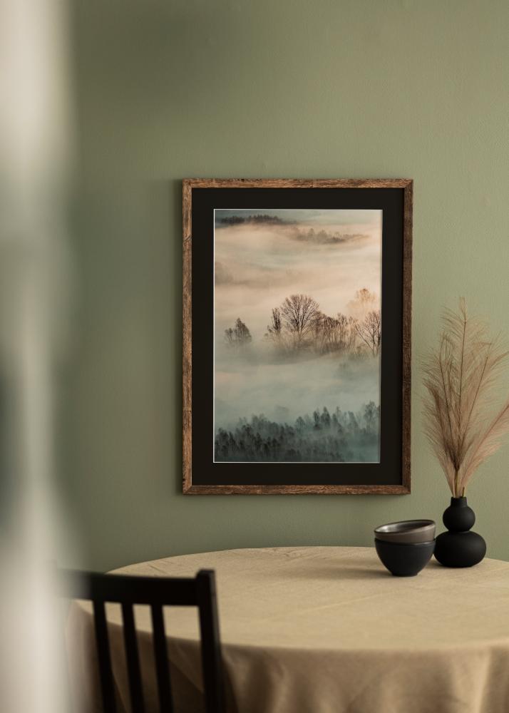 Rám Fiorito Washed Oak 60x80 cm - Pasparta Cierna 50x60 cm