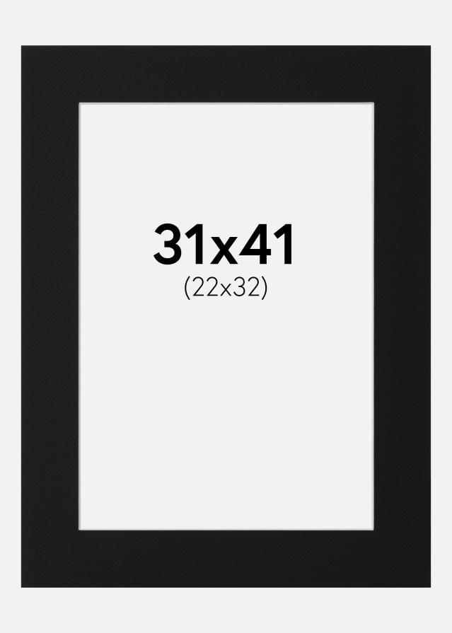 Pasparta Čierny Štandard (Biele Jadro) 31x41 cm (22x32)