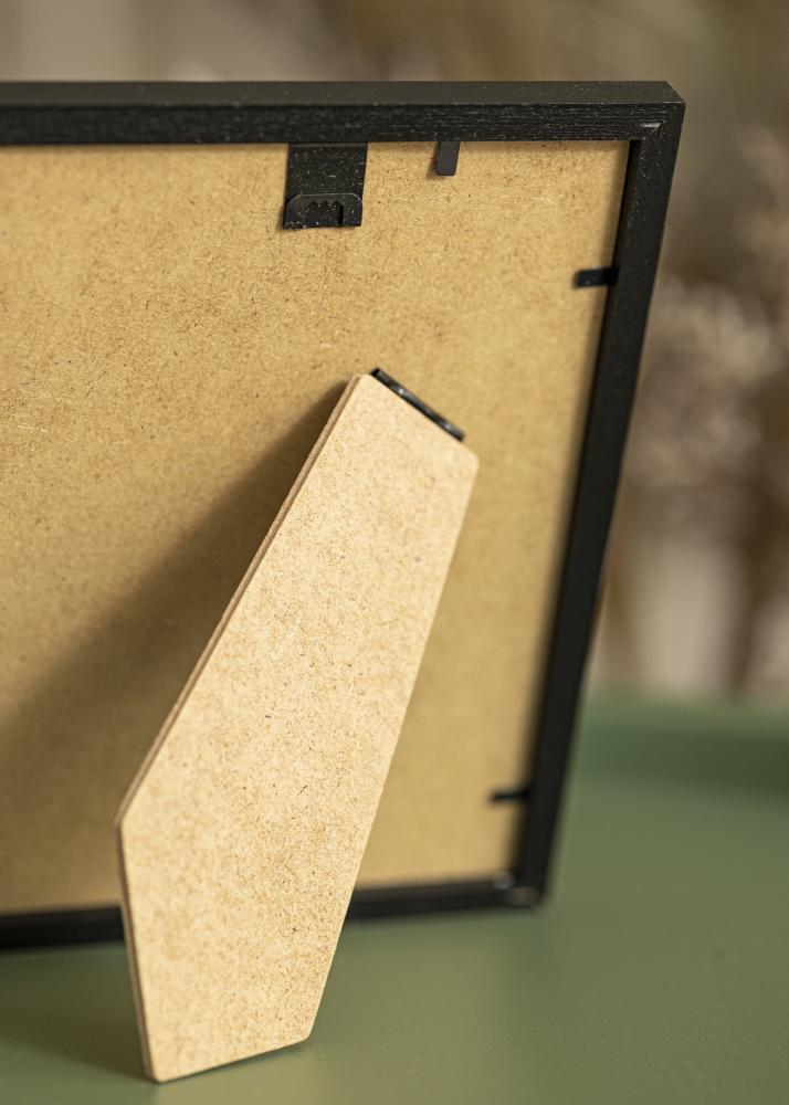 Rám Kaspar Cierna 15x20 cm - Pasparta Biela 11x15 cm