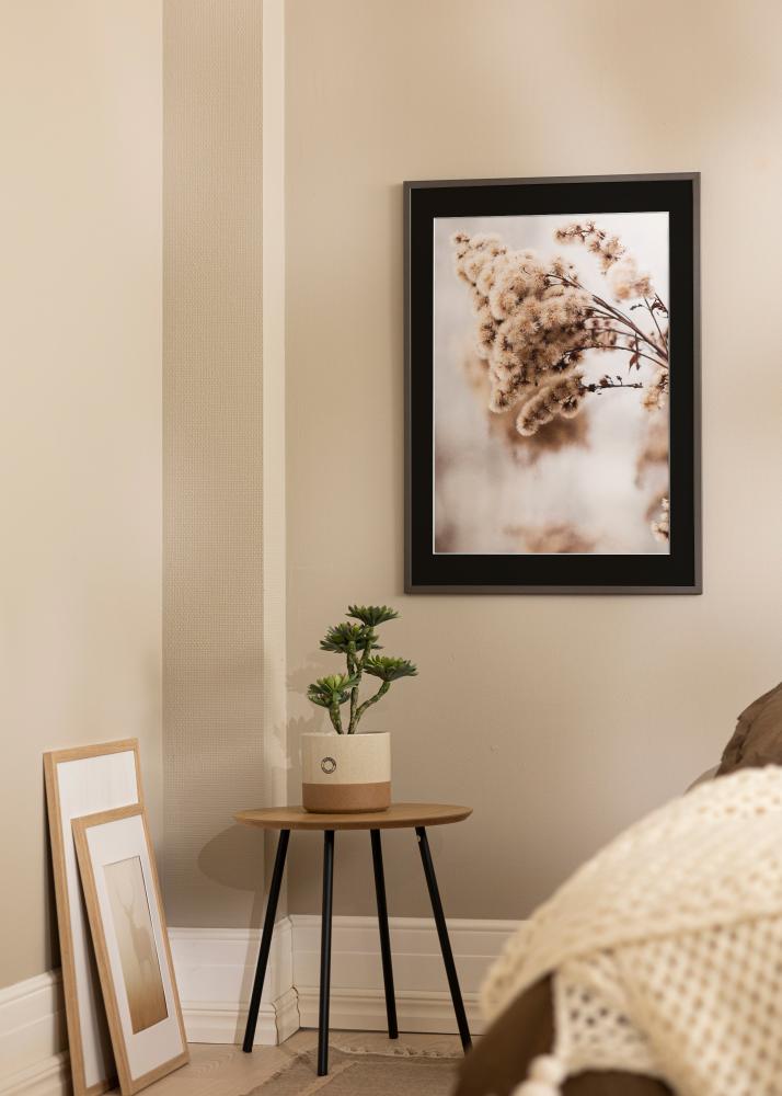 Rám Edsbyn Grafit 20x30 cm - Pasparta Cierna 15x21 cm (A5)