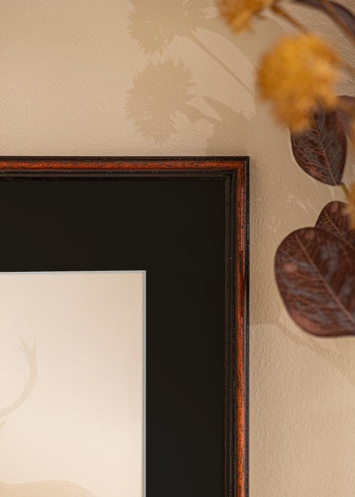 Rám Horndal Orech 24x30 cm - Pasparta Cierna 18x24 cm