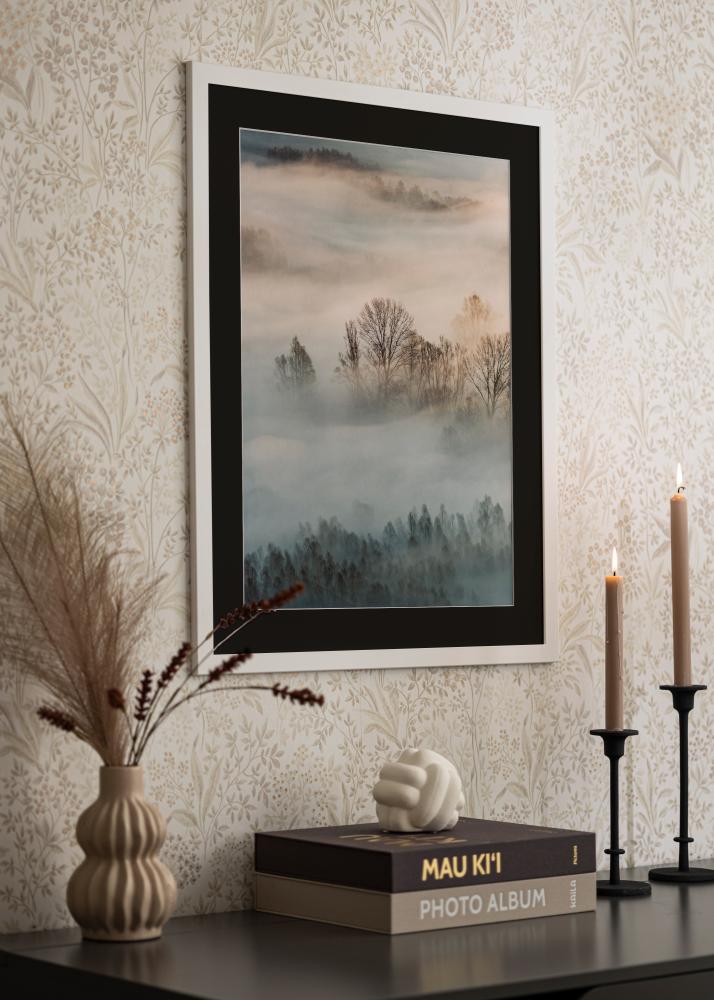 Rám Trendline Biela 35x45 cm - Pasparta Cierna 24x34 cm