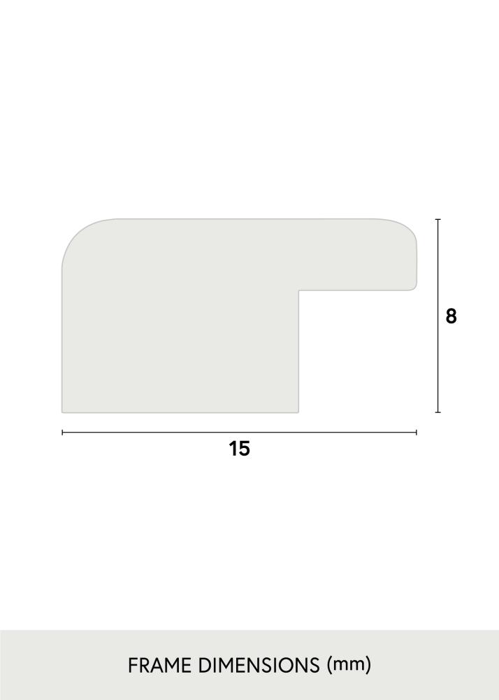 Rám Liv Akrylové sklo Sivá 15x20 cm