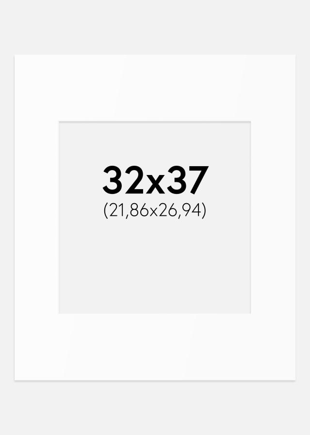 Pasparta Biely Štandard (Biele Jadro) 32x37 cm (21,86x26,94)