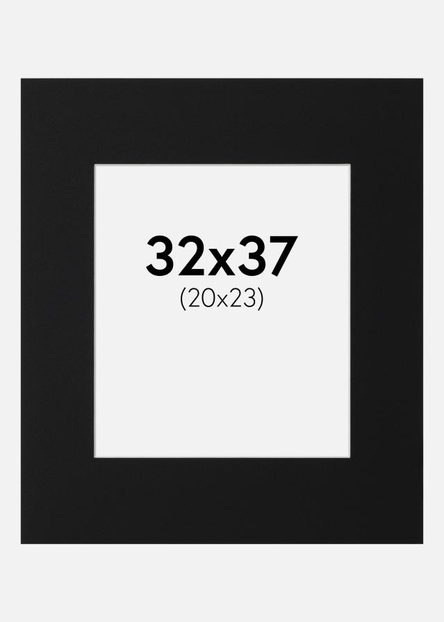 Pasparta Čierny Štandard (Biele Jadro) 32x37 cm (20x23)