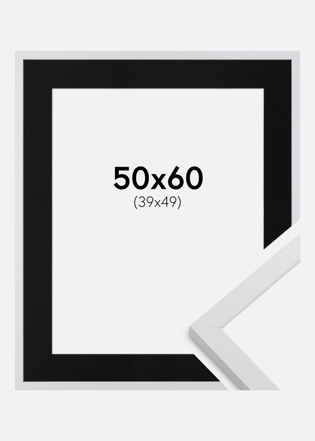 Rám Trendy Biela 50x60 cm - Pasparta Cierna 40x50 cm