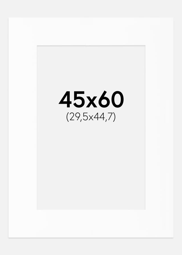Pasparta Canson Biela Biely stred 45x60 cm (29,48x44,72)
