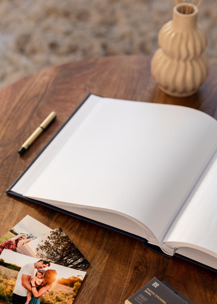 Classico Album Modrá farba - 30x33 cm (100 Biele Strany / 50 listov)