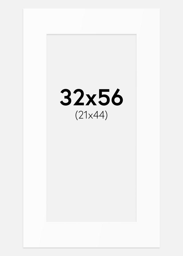 Pasparta Biely Štandard (Biele Jadro) 32x56 cm (21x44)