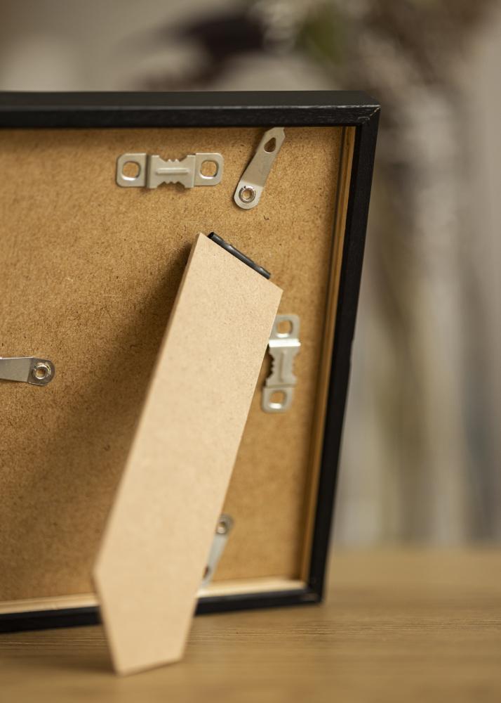 Rám E-Line Cierna 13x18 cm - Pasparta Biela 3,5x5 inches