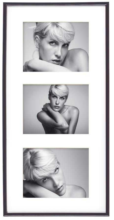 Galeria Multirám Akrylové sklo Cierna - 3 Obrazy (13x18 cm)