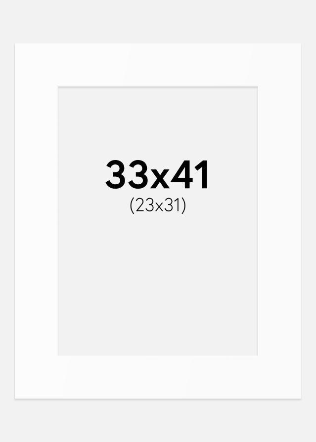 Pasparta Biely Štandard (Biele Jadro) 33x41 cm (23x31)