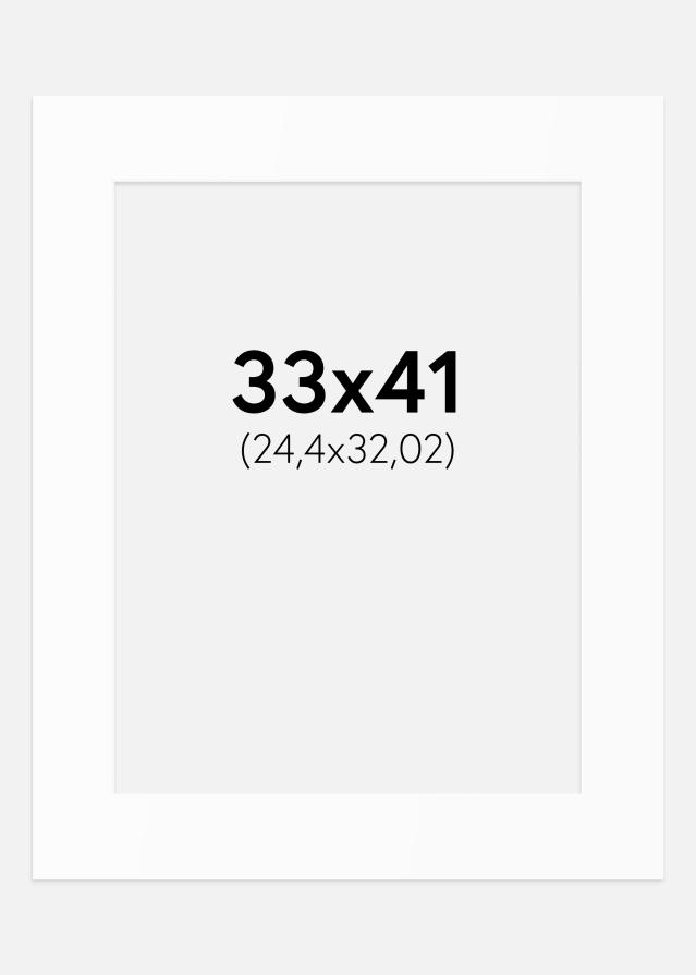 Pasparta Biely Štandard (Biele Jadro) 33x41 cm (24,4x32,02)