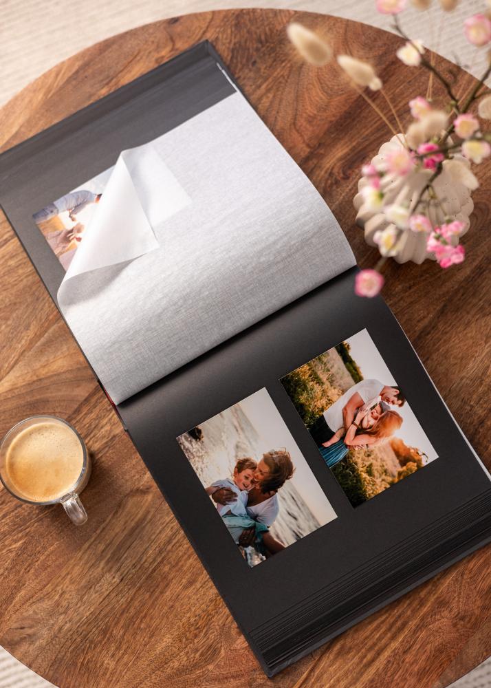 Wiro Album Cierna - 30x30 cm (100 Cierna Strany / 50 listov)