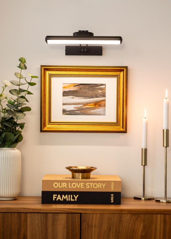 KAILA Luster Batériové Osvetlenie Obrazu 32 cm - Čierna