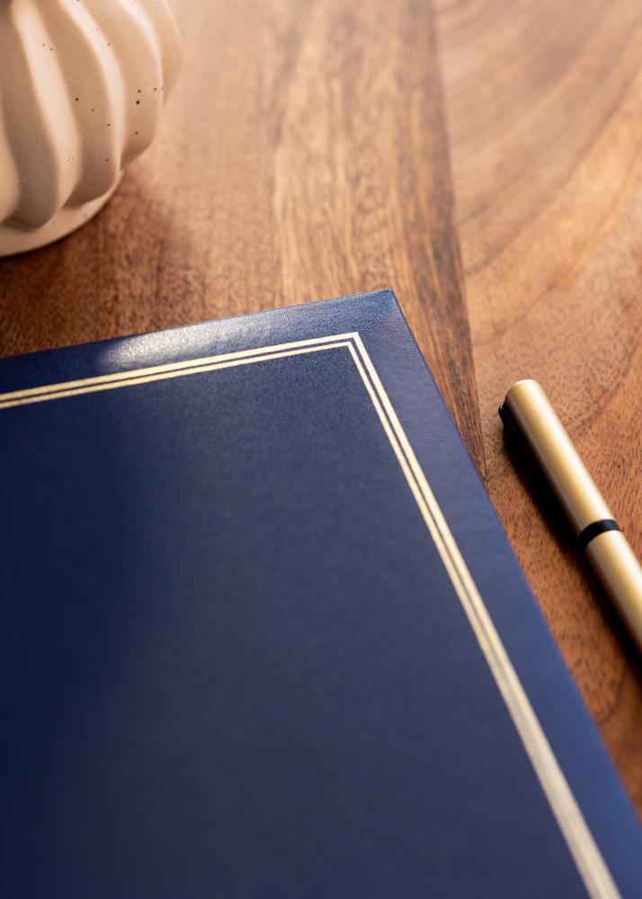 Classico Album Modrá farba - 30x33 cm (100 Biele Strany / 50 listov)