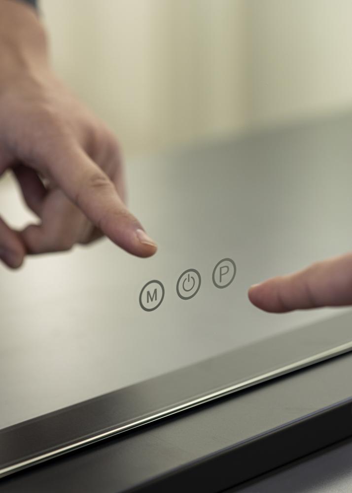 KAILA Kozmetické zrkadlo Hollywood 15 Cierna 58x46 cm