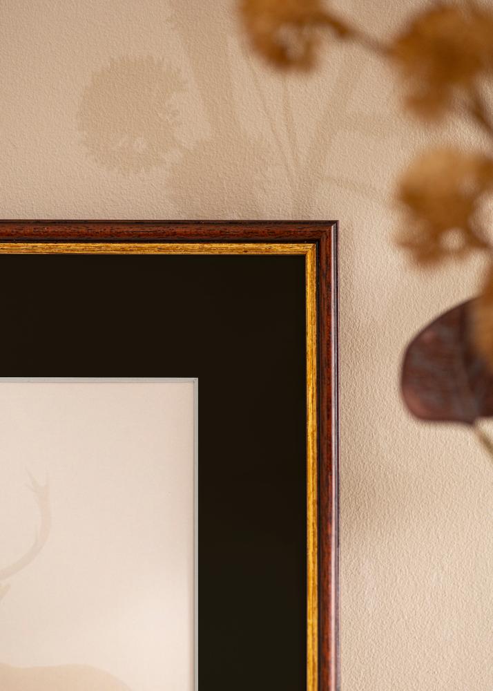 Rám Horndal Hnedá 24x30 cm - Pasparta Cierna 18x24 cm