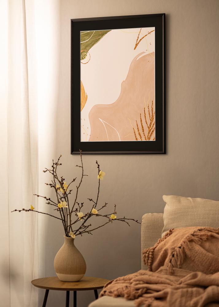 Rám Horndal Cierna 35x50 cm - Pasparta Cierna 30x35 cm