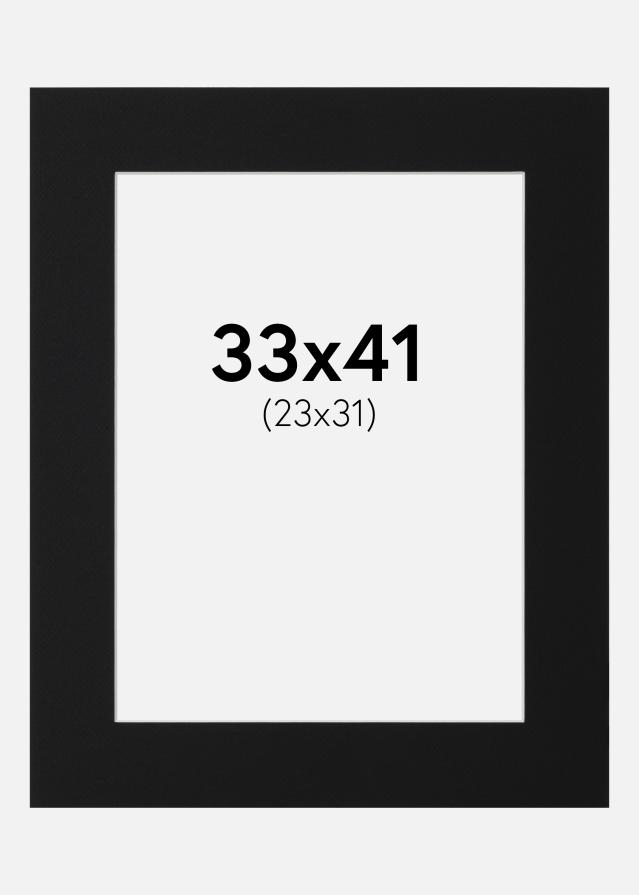 Pasparta Čierny Štandard (Biele Jadro) 33x41 cm (23x31)